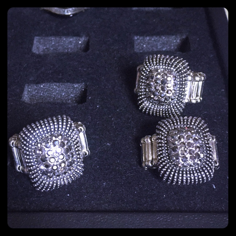 Silver Stretch Band Ring